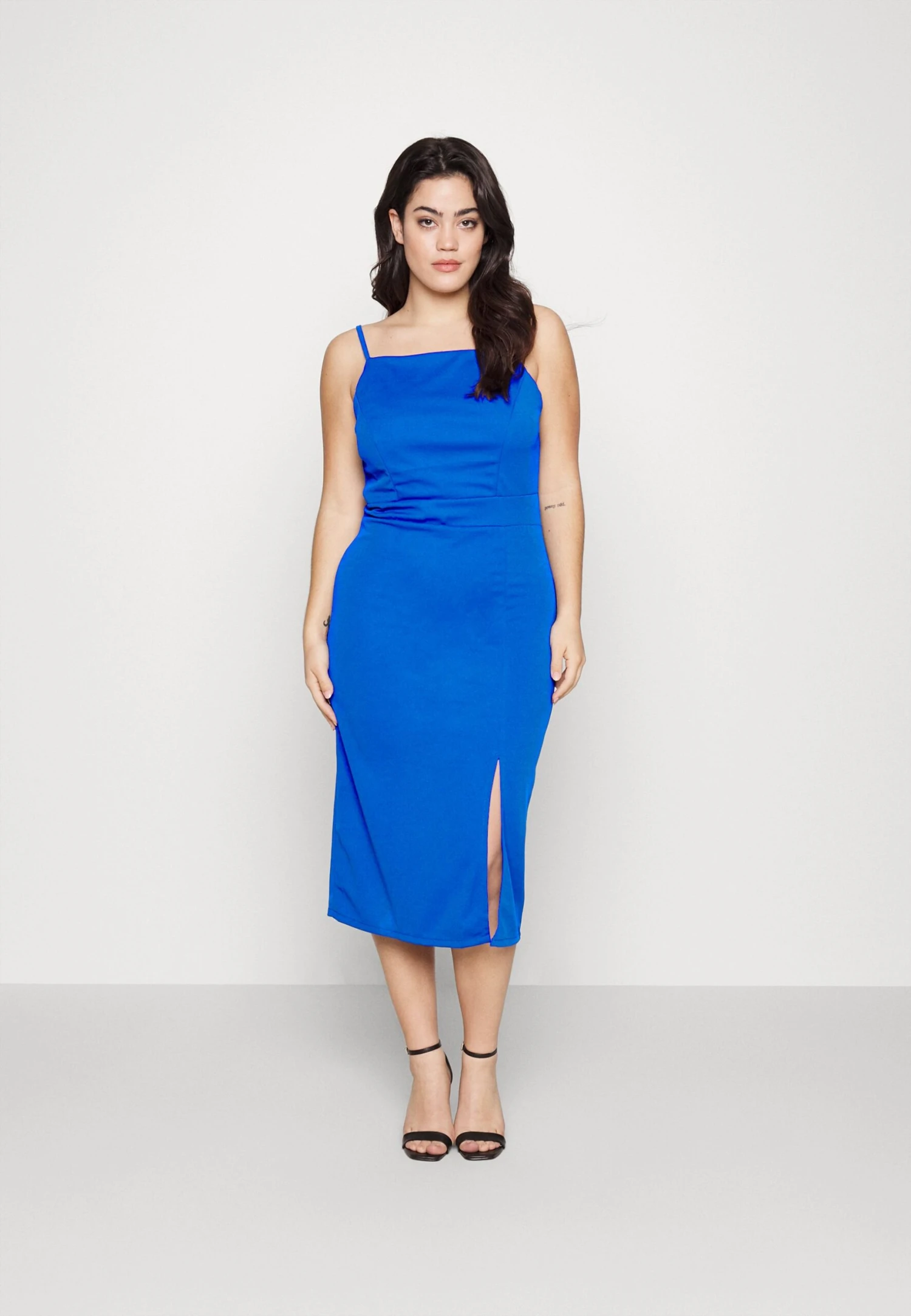 Prima Strappy Midi - Cocktailjurk - Electric Blue 1 Prima Strappy Midi - Cocktailjurk - Electric Blue