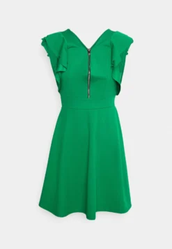 Wal G Danya Ruffle Sleeve Zip Skater Dress - Jerseyjurk - Leaf Green 10 Wal G Danya Ruffle Sleeve Zip Skater Dress - Jerseyjurk - Leaf Green -Wal G Verkoopwinkel 014407fbf2e14da5b4241ad1d57fb3a2 scaled