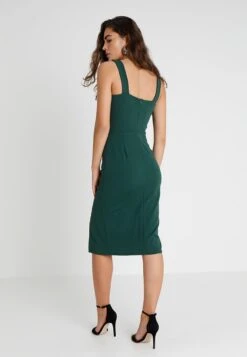 Wal G V Neck Midi Dress - Etui-Jurk - Green -Wal G Verkoopwinkel 01f9c0b4189a4ea8bb965d8006af11fd