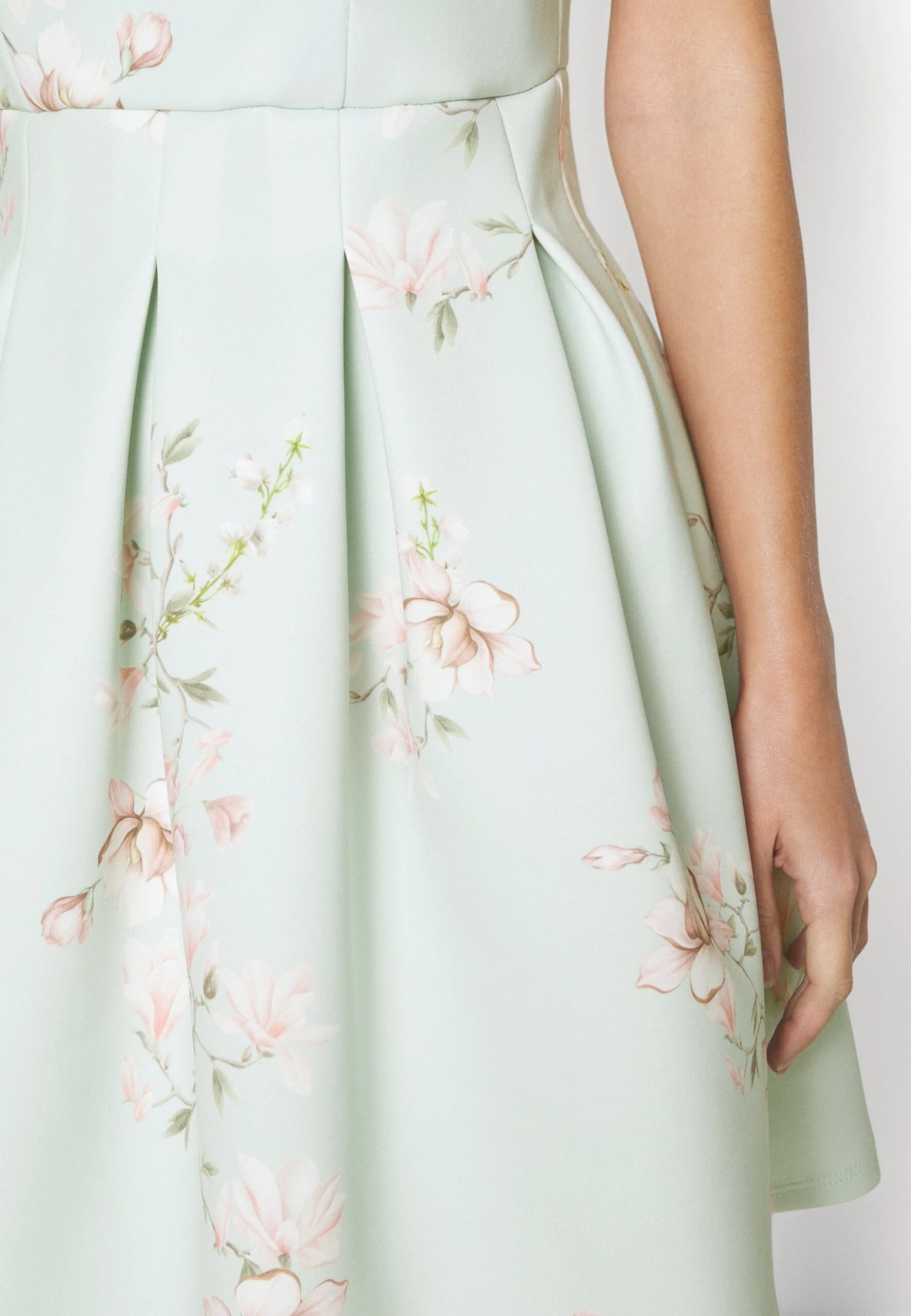 Wedding V Neck Print Skater - Cocktailjurk - Hellgrün 7 Wedding V Neck Print Skater - Cocktailjurk - Hellgrün - Afbeelding 7