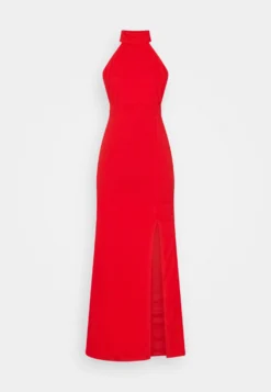 Wal G Halter Neck Maxi Dress - Galajurk - Red -Wal G Verkoopwinkel 0b9e428d7ebd47f382cee1b127beaf99 scaled