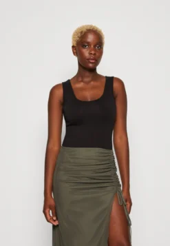 Wal G Melody Bodysuit - Top - Black