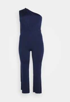 Holly Cape Sleeve - Jumpsuit - Navy Blue -Wal G Verkoopwinkel 1047c5fcf2f34f4d8913500c2ad01270 scaled