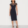 Wal G Dylan Midi Dress - Cocktailjurk - Navy