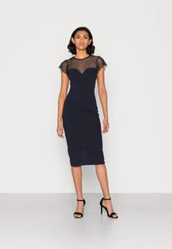 Wal G Dylan Midi Dress - Cocktailjurk - Navy