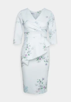 Isabella Wrap Print Midi - Jerseyjurk - Baby Blue -Wal G Verkoopwinkel 123c60435bed45af9565dd696f60843c scaled