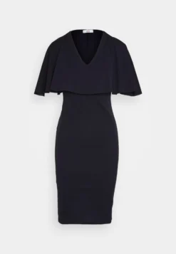 Wal G Ronny Cape Midi - Jerseyjurk - Navy Blue -Wal G Verkoopwinkel 1369f025bd3b469ca571bf1e28cc997d scaled