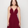 Milly Strap Skater - Cocktailjurk - Wine