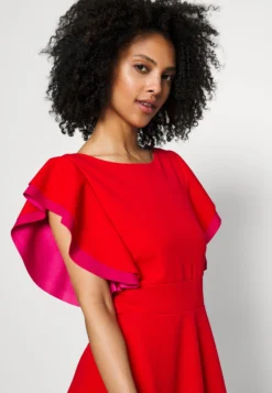 Max Ruffle Skater - Cocktailjurk - Red/Fuchsia -Wal G Verkoopwinkel 151b5cedff2347eaa2b4a833a2841a8e scaled