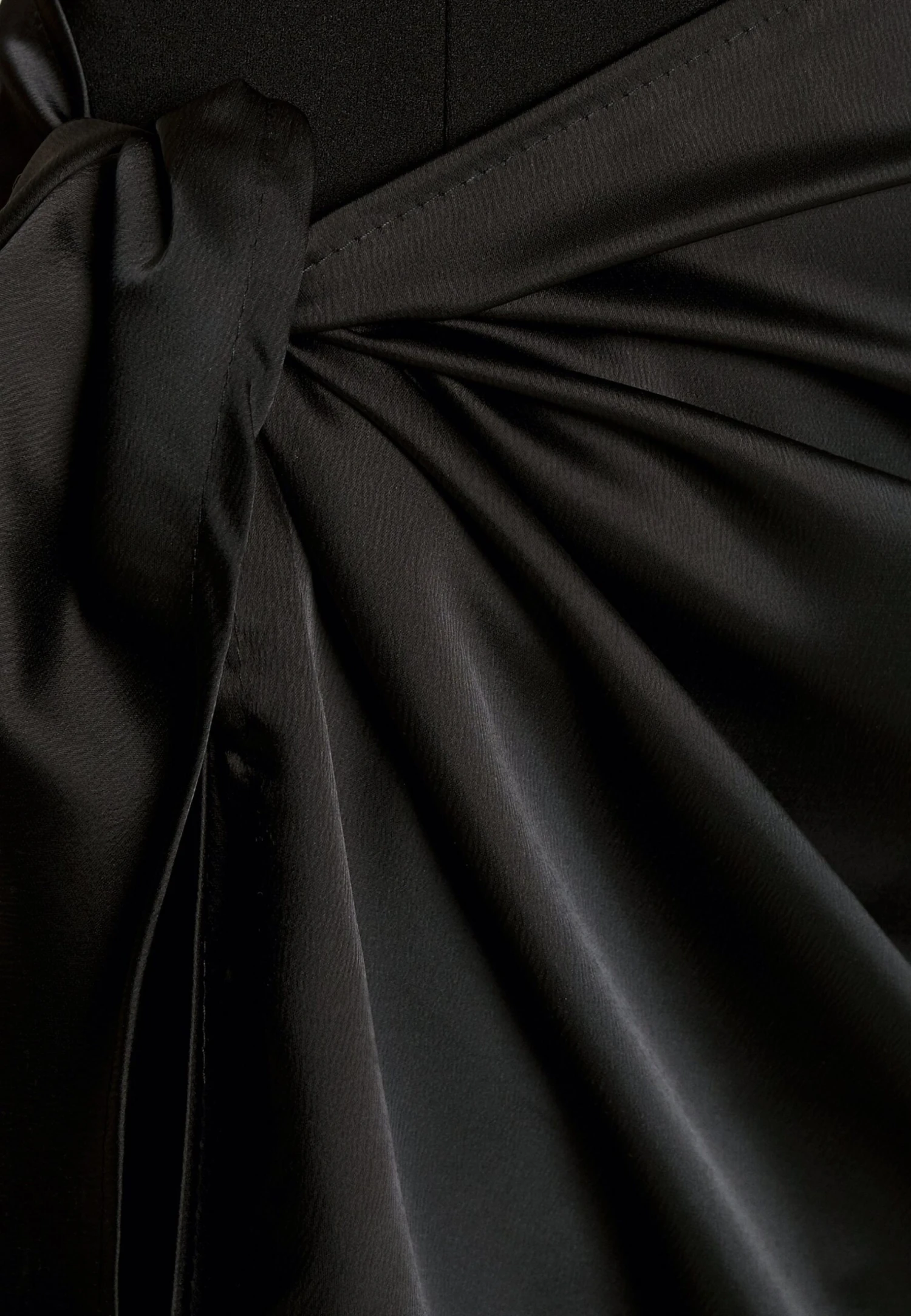 Wal G Holiday Alex Wrap Skirt Mini - Cocktailjurk - Black 5 Wal G Holiday Alex Wrap Skirt Mini - Cocktailjurk - Black - Afbeelding 5