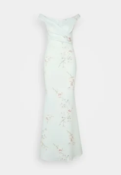 Wal G Wedding Kai V Neck Print Maxi - Galajurk - Sage Green -Wal G Verkoopwinkel 17c446b7bf314848af81e6ed919641e7 scaled