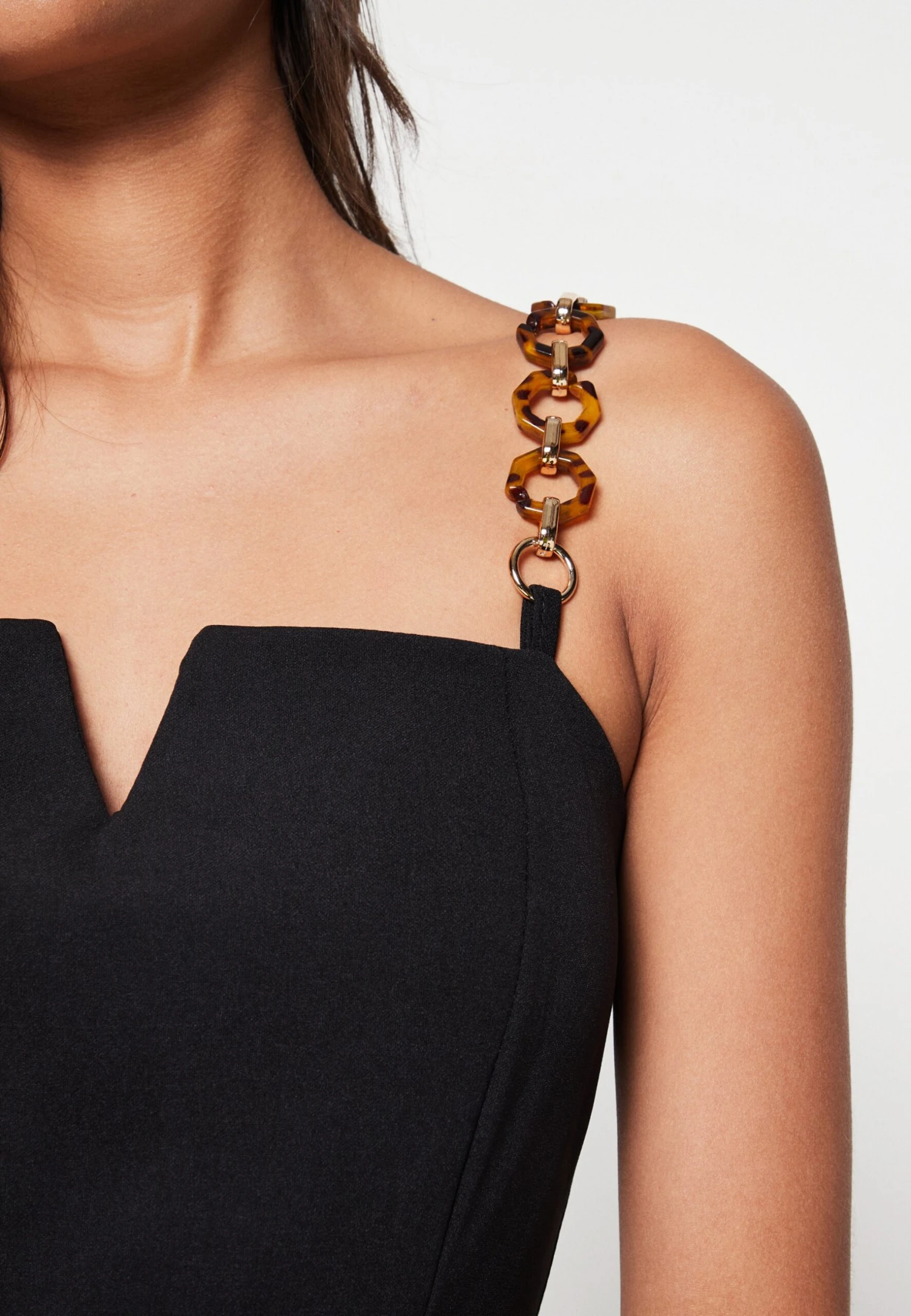 Wal G Rue Chain Maxi - Cocktailjurk - Black 6 Wal G Rue Chain Maxi - Cocktailjurk - Black - Afbeelding 6