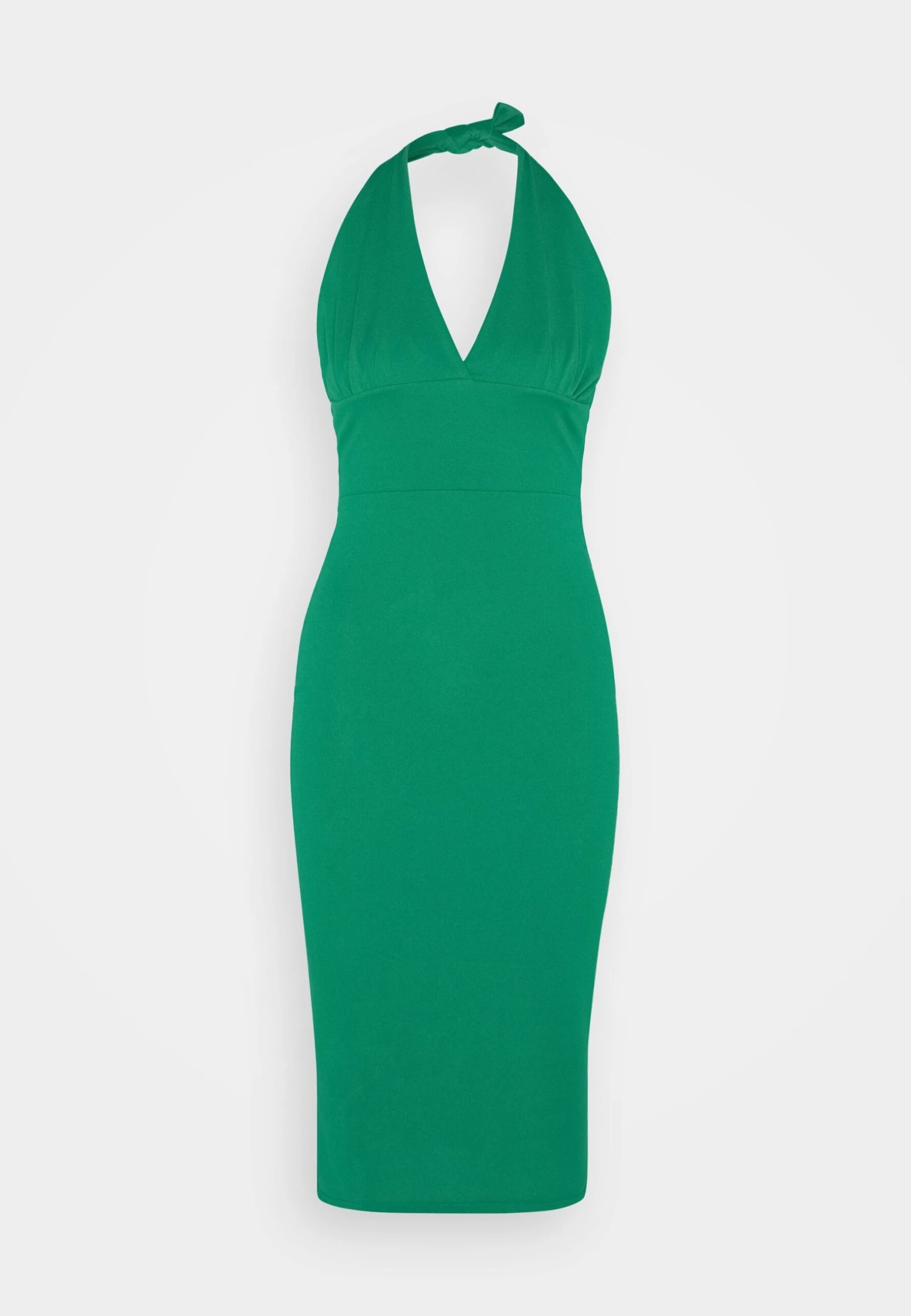 Wal G Jack Halter Neck Midi - Jerseyjurk - Leaf Green 5 Wal G Jack Halter Neck Midi - Jerseyjurk - Leaf Green - Afbeelding 5