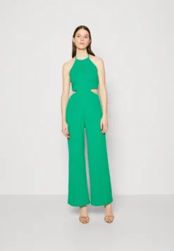 Wal G Cruise Collection Cut Out - Jumpsuit - Leaf Green