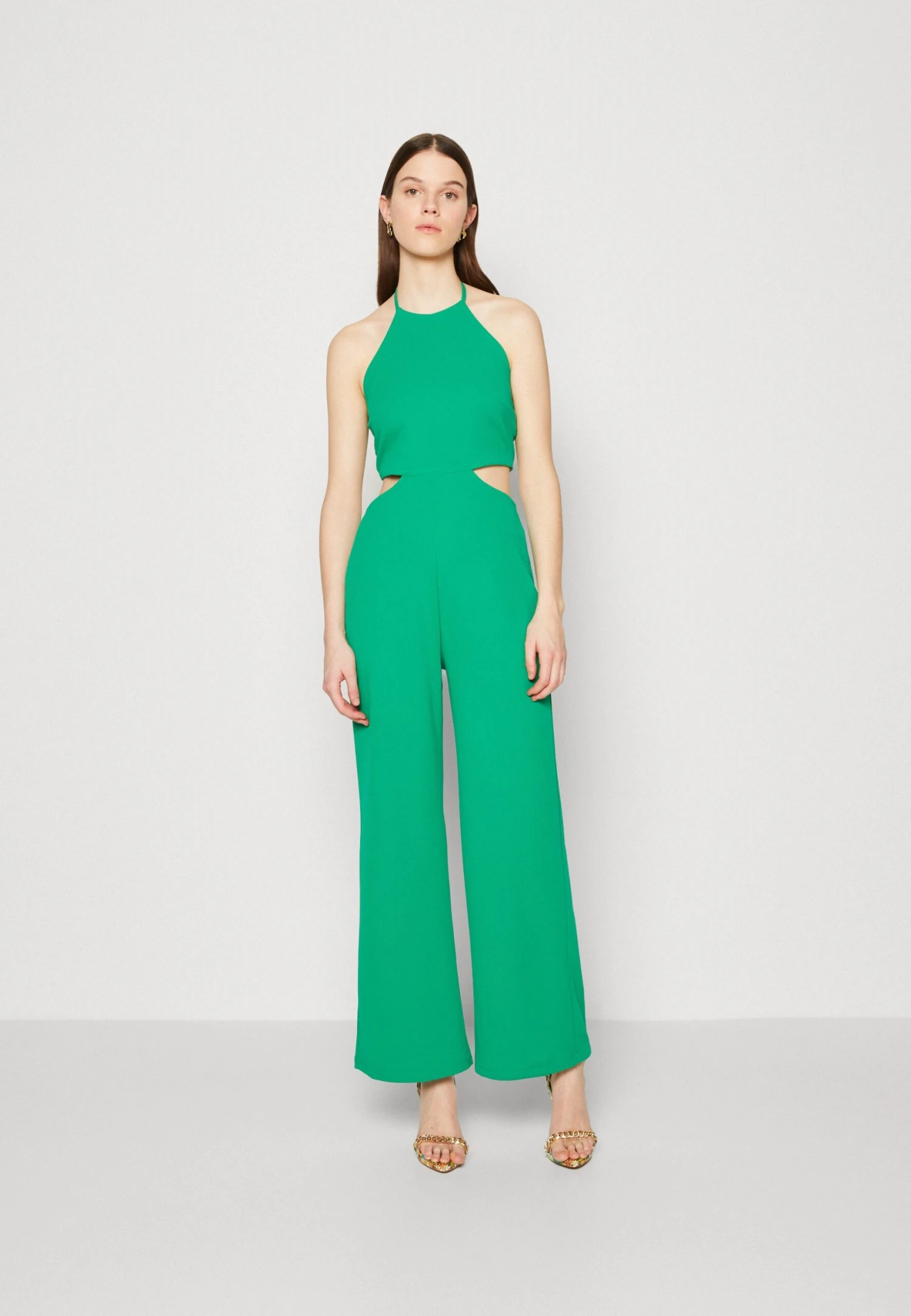 Wal G Cruise Collection Cut Out - Jumpsuit - Leaf Green 1 Wal G Cruise Collection Cut Out - Jumpsuit - Leaf Green