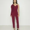 Ciaramin One Sleeve - Jumpsuit - Berry Wine