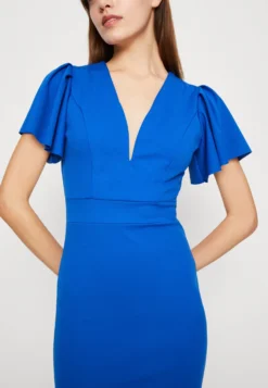 Wal G Antalya Ruffle Midi - Cocktailjurk - Electric Blue -Wal G Verkoopwinkel 1ed2d7554c7a4284871c3478a442af67 scaled