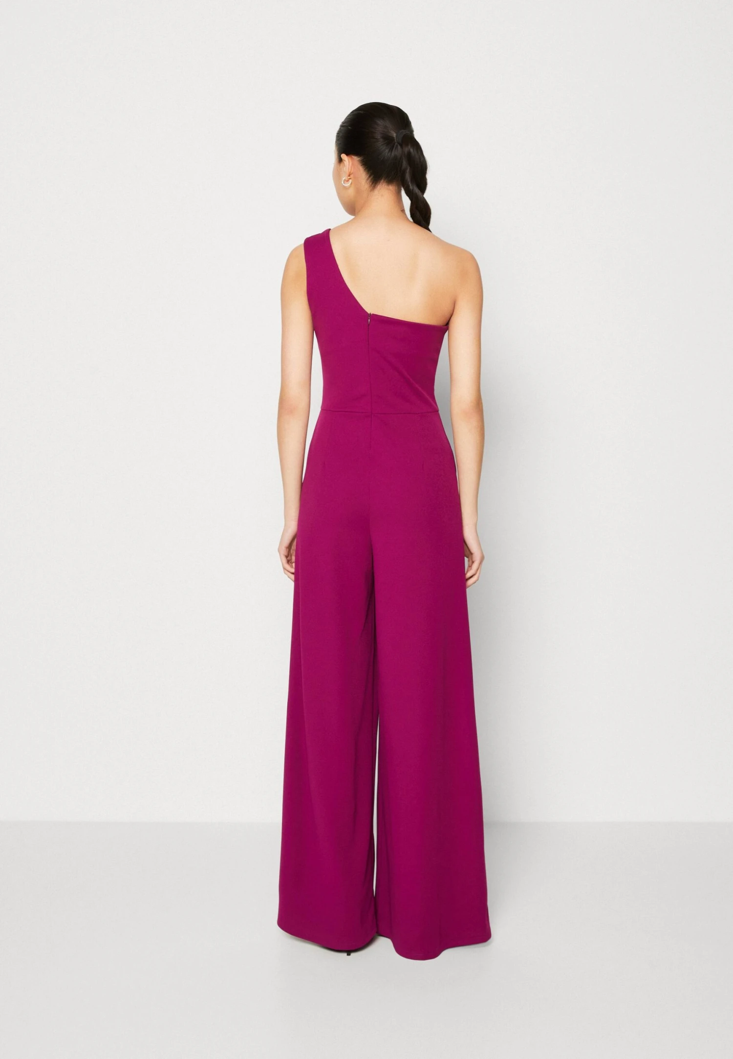 Wal G Fleur One Shoulder- Jumpsuit - Purple 3 Wal G Fleur One Shoulder- Jumpsuit - Purple - Afbeelding 3