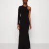 Mila Asymmetric- Maxi-Jurk - Black
