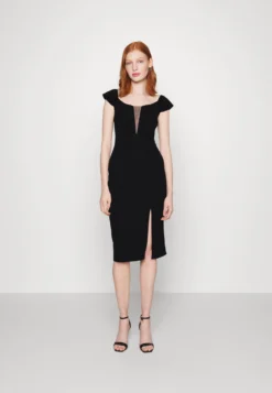 Wal G Melanie Midi Dress - Cocktailjurk - Black