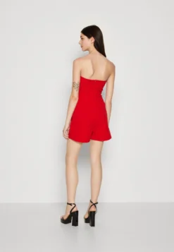 Wal G Christa V Neck Playsuit - Jumpsuit - Red -Wal G Verkoopwinkel 279dfe52cb0c427c94b177dea4c819d5 scaled