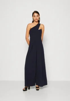 Wal G Eli One Shoulder - Jumpsuit - Navy Blue