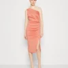 Wal G Wedding Marina Button Dress - Cocktailjurk - Pink