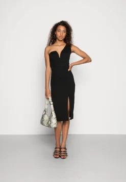 Wal G Gigi One Shoulder Midi Dress - Cocktailjurk - Black -Wal G Verkoopwinkel 2a67f17f73c74e6abdbd855d0c1908f6 scaled