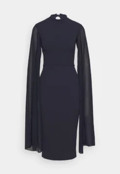 Wal G Cape Sleeve Dress - Cocktailjurk - Navy Blue -Wal G Verkoopwinkel 2b2b10faa2004a7a84eb92086ead112a scaled