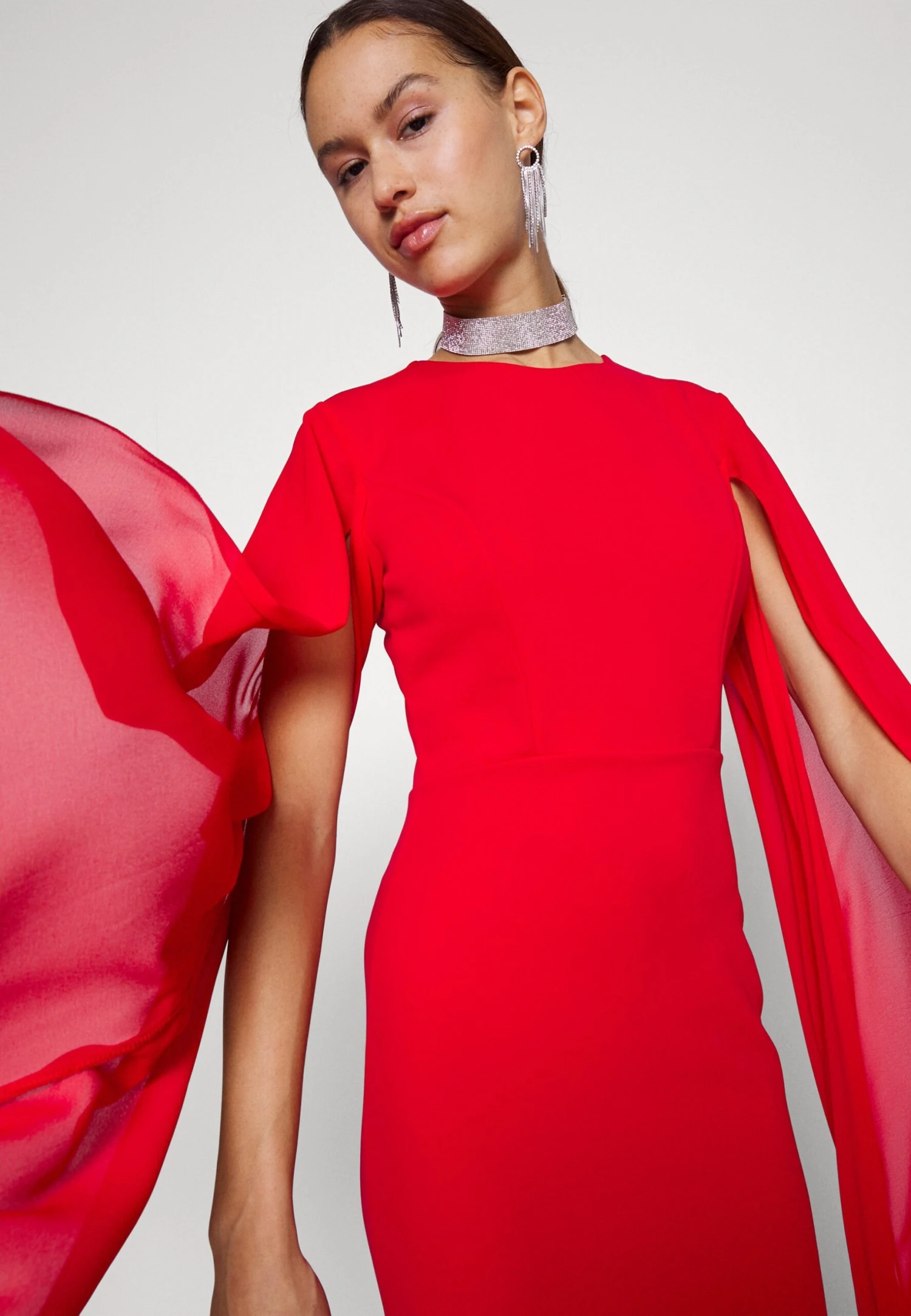 Wal G Holly Sleeve Dress - Cocktailjurk - Red 5 Wal G Holly Sleeve Dress - Cocktailjurk - Red - Afbeelding 5