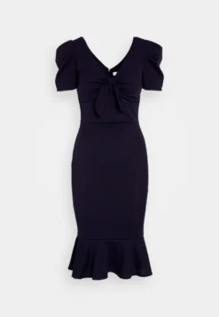 Wal G Wonda Bow Midi - Cocktailjurk - Navy Blue -Wal G Verkoopwinkel 311b1c74b8904cfe8133f8f258359813 scaled