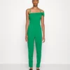 Harriet One Sleeve - Jumpsuit - Leaf Green