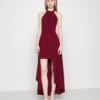 Wal G Yanny Halter Neck Bodycon - Galajurk - Berry Wine