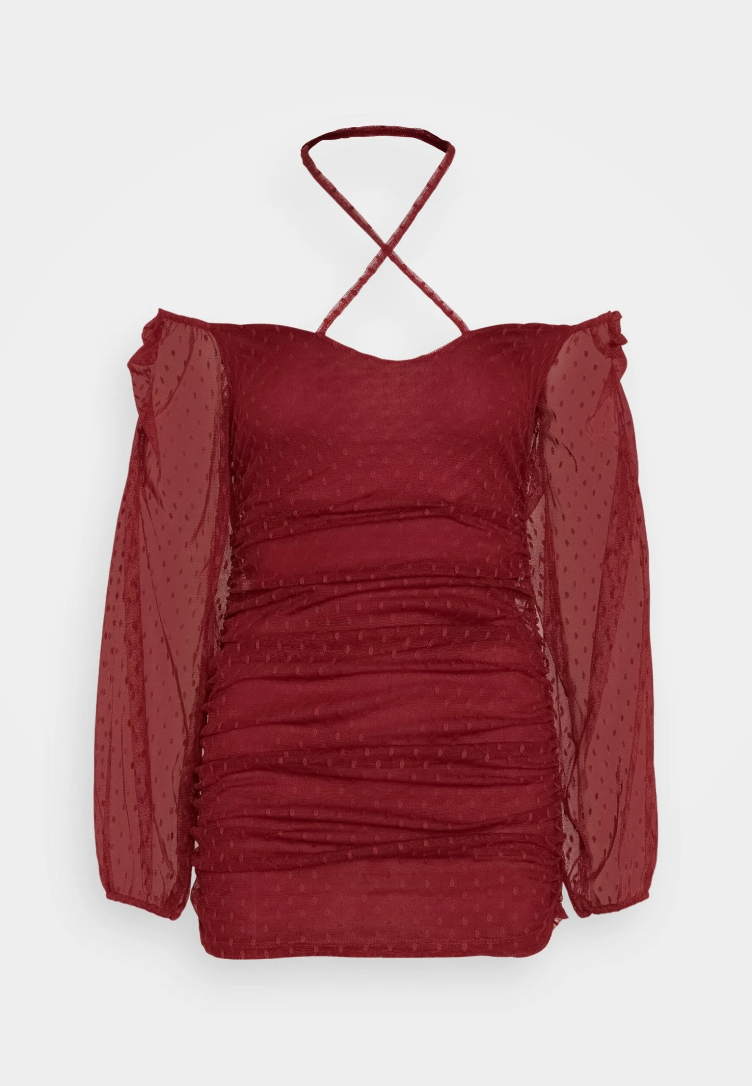 Wal G Raja Mini - Cocktailjurk - Wine 5 Wal G Raja Mini - Cocktailjurk - Wine - Afbeelding 5