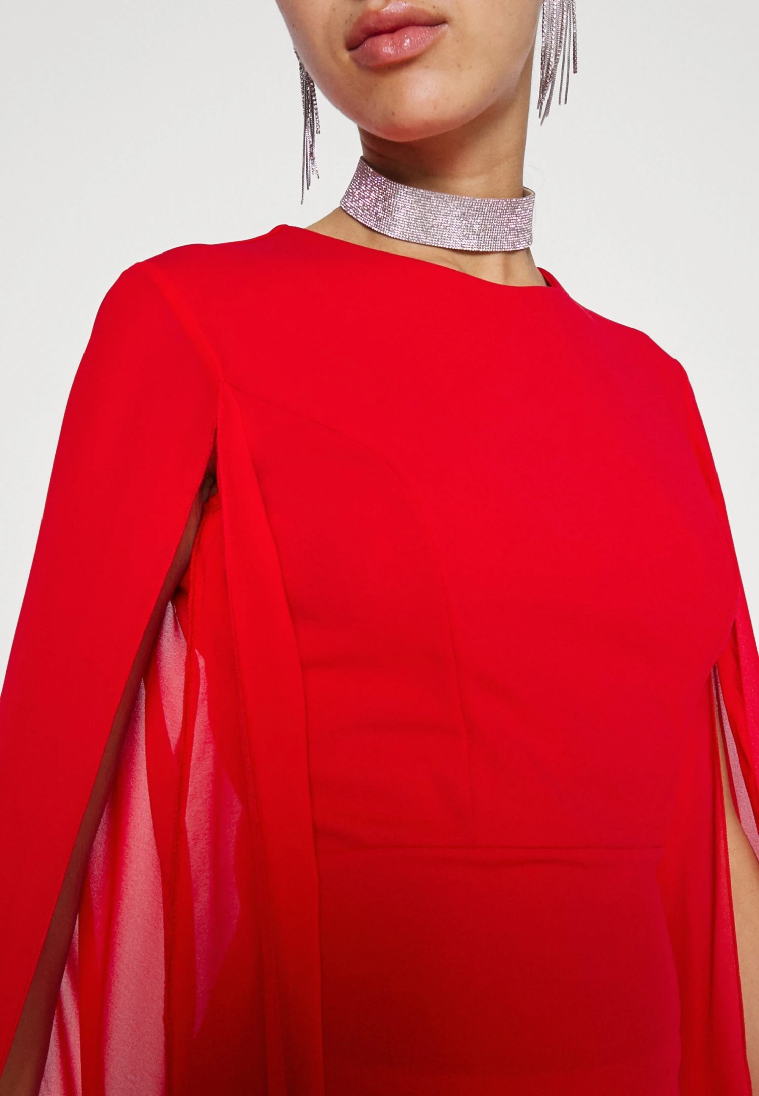 Wal G Holly Sleeve Dress - Cocktailjurk - Red 7 Wal G Holly Sleeve Dress - Cocktailjurk - Red - Afbeelding 7