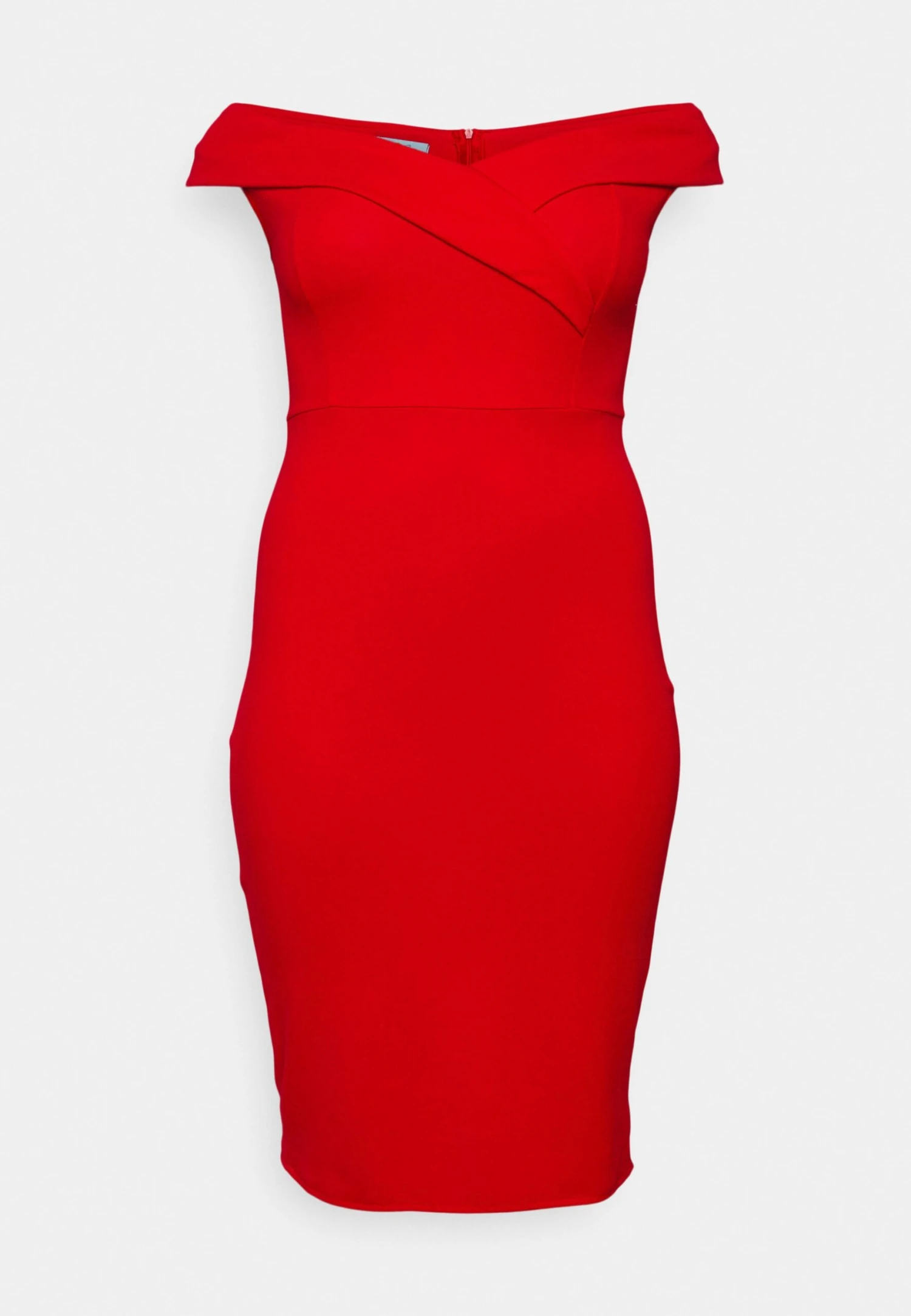 Zara Midi - Etui-Jurk - Red 4 Zara Midi - Etui-Jurk - Red - Afbeelding 4