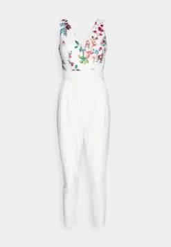 Contrast Plunge - Jumpsuit - White Floral -Wal G Verkoopwinkel 41c9228c7a02491dae579eacad80f6bb scaled