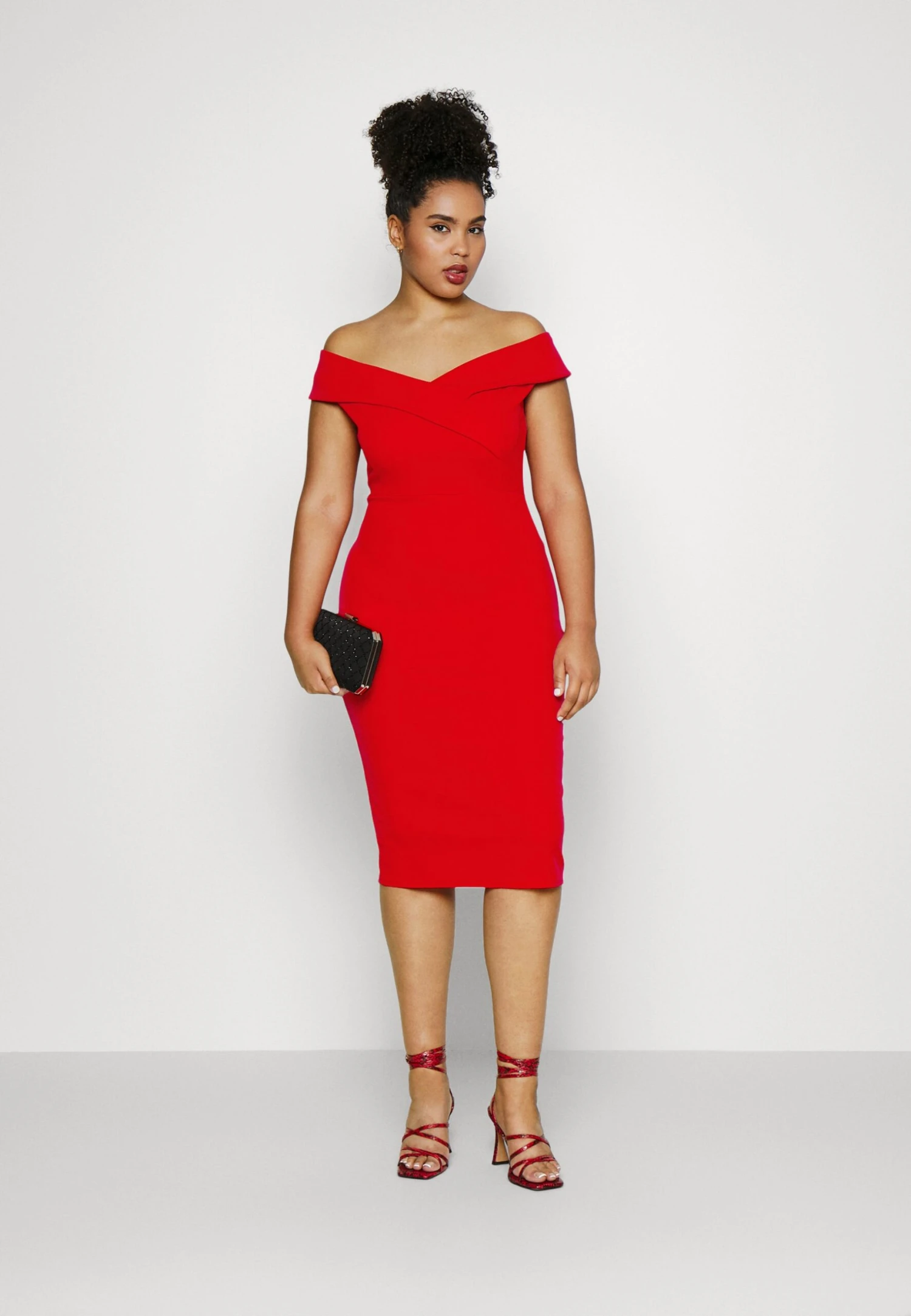 Zara Midi - Etui-Jurk - Red 2 Zara Midi - Etui-Jurk - Red - Afbeelding 2