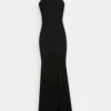 Halter Neck Maxi Dress - Galajurk - Black