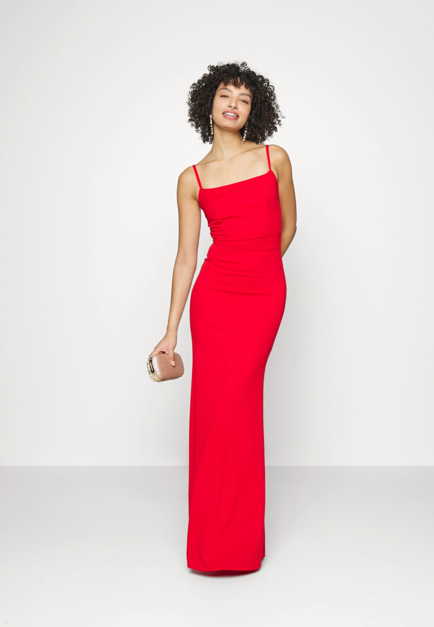 Bella Strappy Dress - Galajurk - Red 2 Bella Strappy Dress - Galajurk - Red - Afbeelding 2