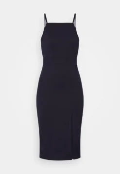 Wal G Strappy Square Neck Midi Dress - Etui-Jurk - Navy Blue -Wal G Verkoopwinkel 457b79553a784cde92d72cf7f0169251 scaled