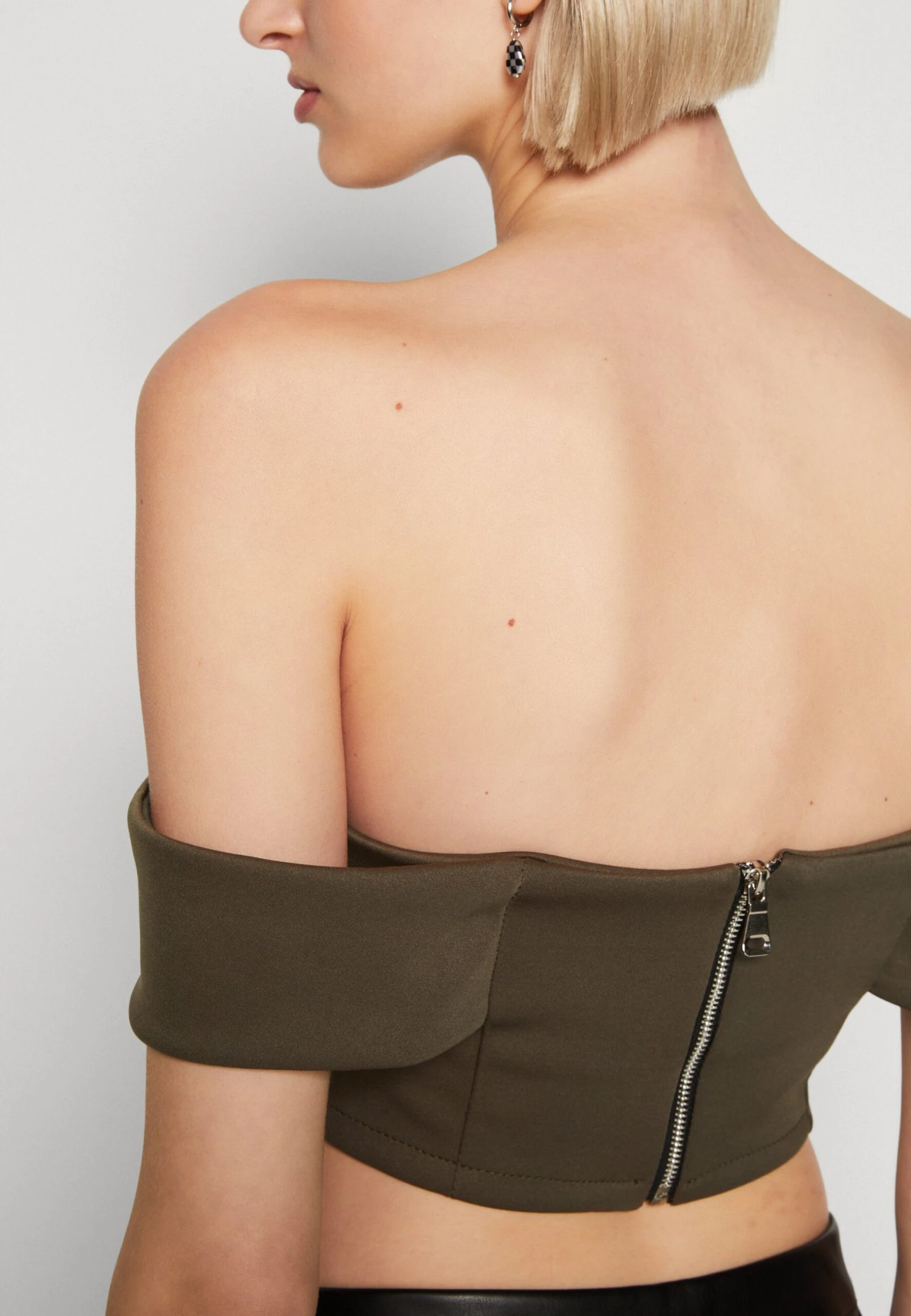 Wal G Brody Crop - T-Shirt Print - Khaki 6 Wal G Brody Crop - T-Shirt Print - Khaki - Afbeelding 6