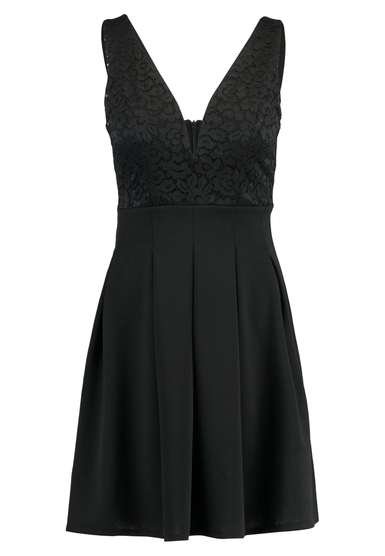 Wal G V Neck Skater - Cocktailjurk - Black 4 Wal G V Neck Skater - Cocktailjurk - Black - Afbeelding 4