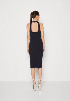 Wal G Sasha Frill Neck Midi Dress - Jerseyjurk - Navy Blue -Wal G Verkoopwinkel 4b095aa227be4fb0bb0208841ab10fee scaled