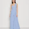 Wal G Gigi Wide Leg Pleat - Jumpsuit - Powder Blue