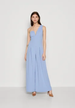 Wal G Gigi Wide Leg Pleat - Jumpsuit - Powder Blue