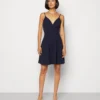 Wal G Jina Skater Dress - Jerseyjurk - Navy Blue