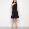 Wal G Janine Skater Dress - Jerseyjurk - Navy Blue