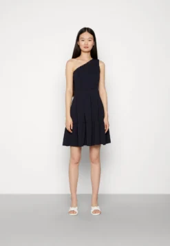 Wal G Janine Skater Dress - Jerseyjurk - Navy Blue