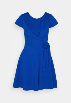 Wal G Milly Knot Ruffle Skater - Jerseyjurk - Electric Blue -Wal G Verkoopwinkel 54460c8432b74e7fa18b74a4712220b4 scaled